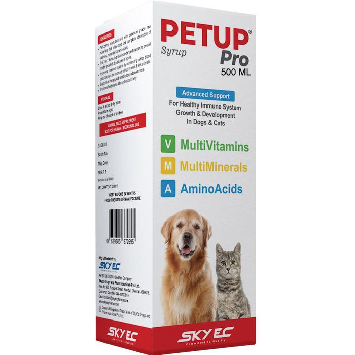Sky Ec Petup Pro Multivitamin Syrup for Dogs and Cats