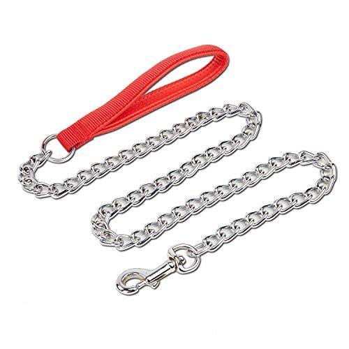 Furry Friend Dog Steel Chain with handle Large  44 inch
