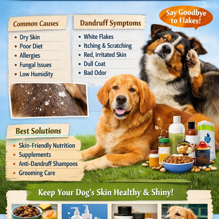Dog Dandruff – Effective Care for Healthy Skin & Shiny Coat