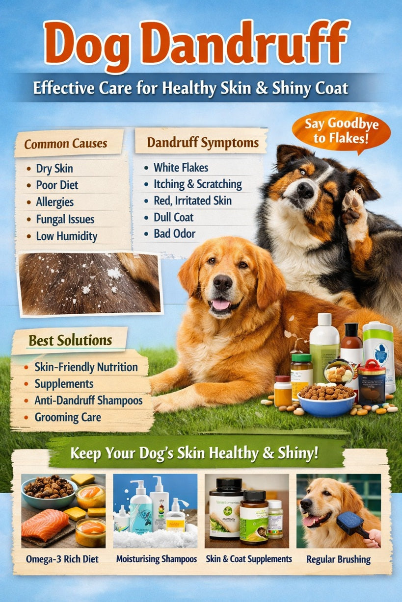 Dog Dandruff – Effective Care for Healthy Skin & Shiny Coat