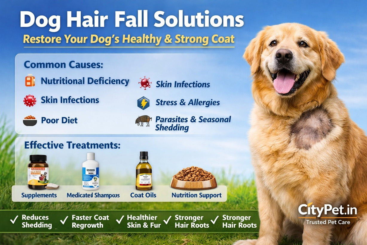 Dog Hair Fall Solutions – Control Shedding & Improve Coat Health