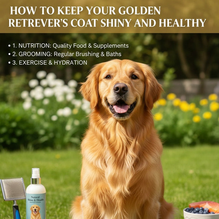 How to Keep Your Golden Retriever’s Coat Shiny and Healthy