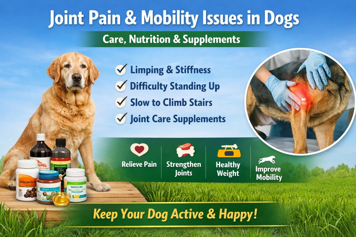 Joint Pain & Mobility Issues in Dogs – Care, Nutrition & Supplements
