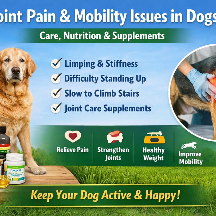 Joint Pain & Mobility Issues in Dogs – Care, Nutrition & Supplements