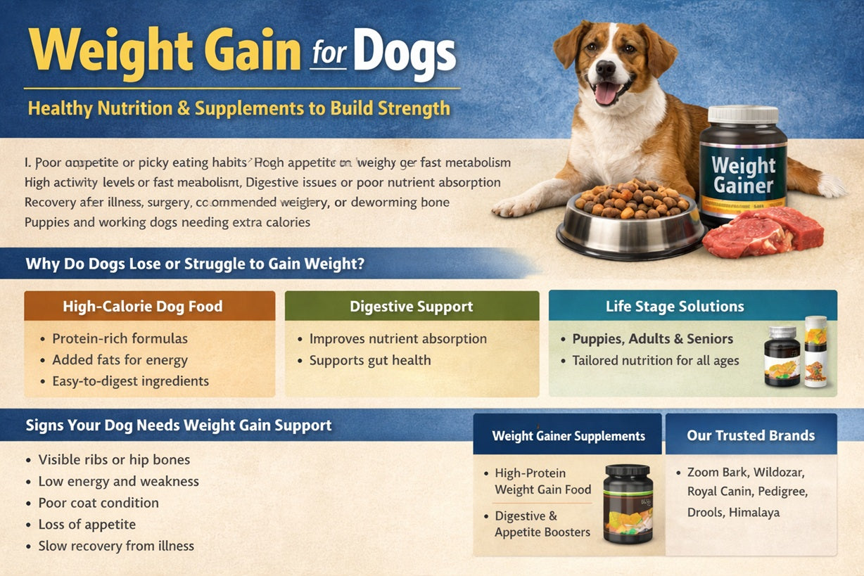 Weight Gain for Dogs – Healthy Nutrition & Supplements to Build Strength