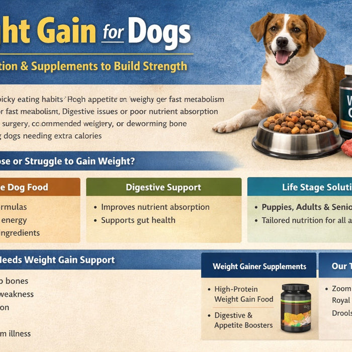 Weight Gain for Dogs – Healthy Nutrition & Supplements to Build Strength