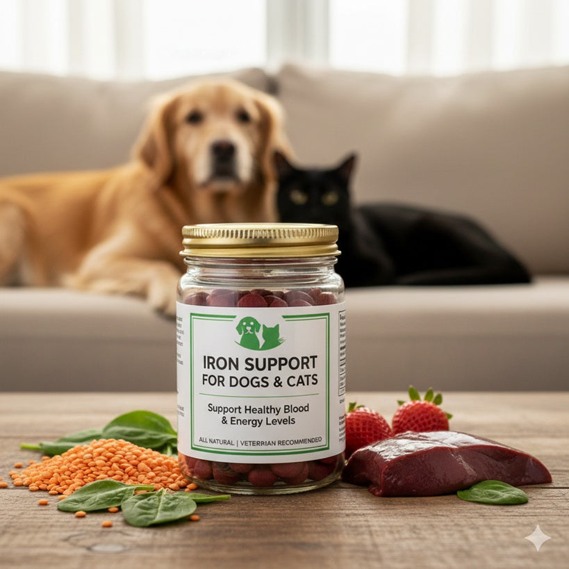 Iron Supplements for Dogs & Cats – Support Healthy Blood & Energy Levels