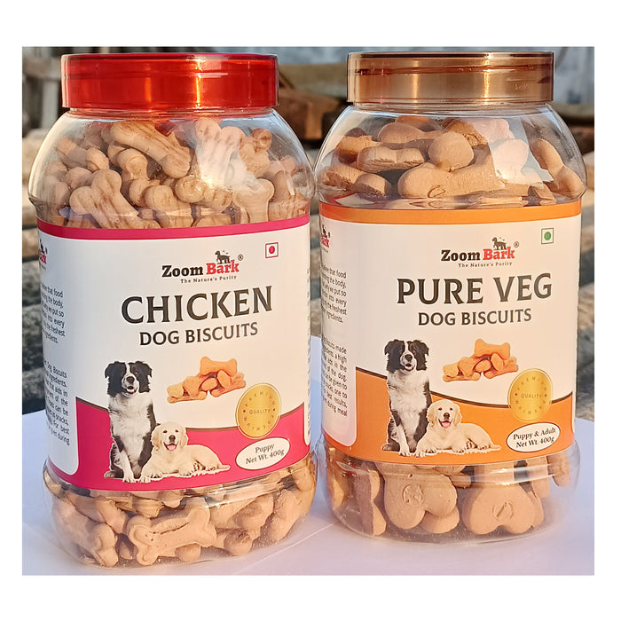 Zoom Bark Chicken Dog Biscuits for Adult Dogs