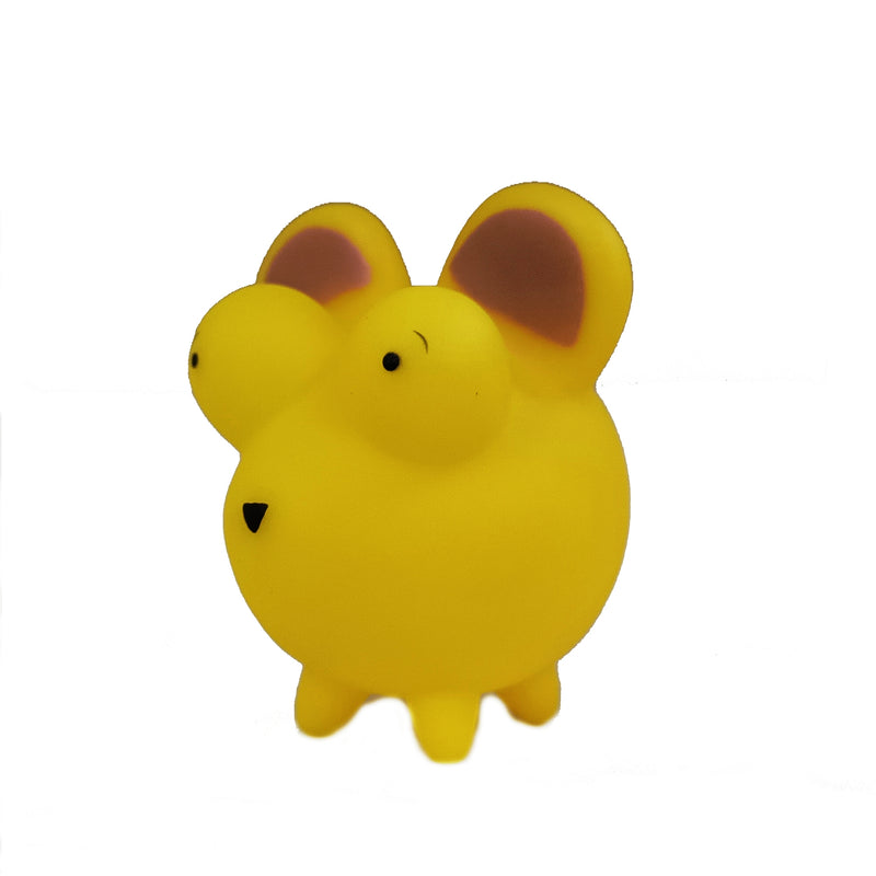 Furry Friend Rubber Squeaky Rat Toy for Dogs