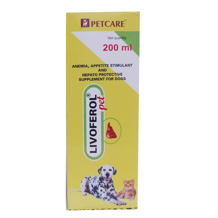 Petcare Livoferol Pet Liver Tonic for Pets 200 ml