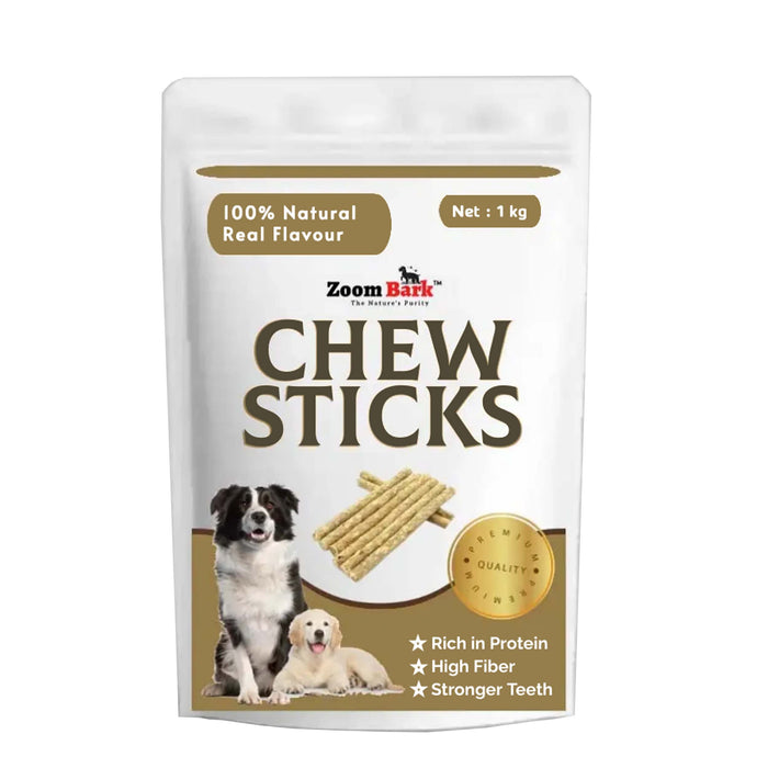 Zoom Bark Dog Munchy Chew Sticks Natural Flavour for dogs 1 Kg