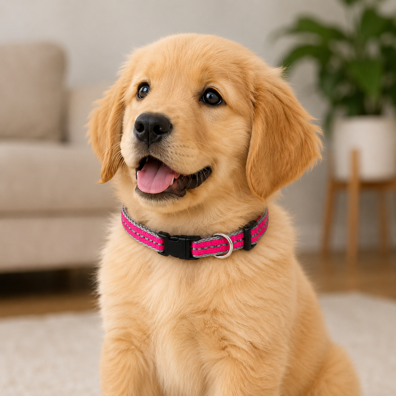 Furry Friend Reflective Puppy Collar for Puppies & Small Dogs | Soft, Lightweight & Adjustable