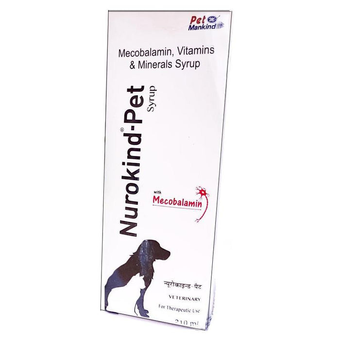 Pet Mankind Nurokind-Pet Vitamin & Mineral Syrup for Dogs & Cats 210 ml