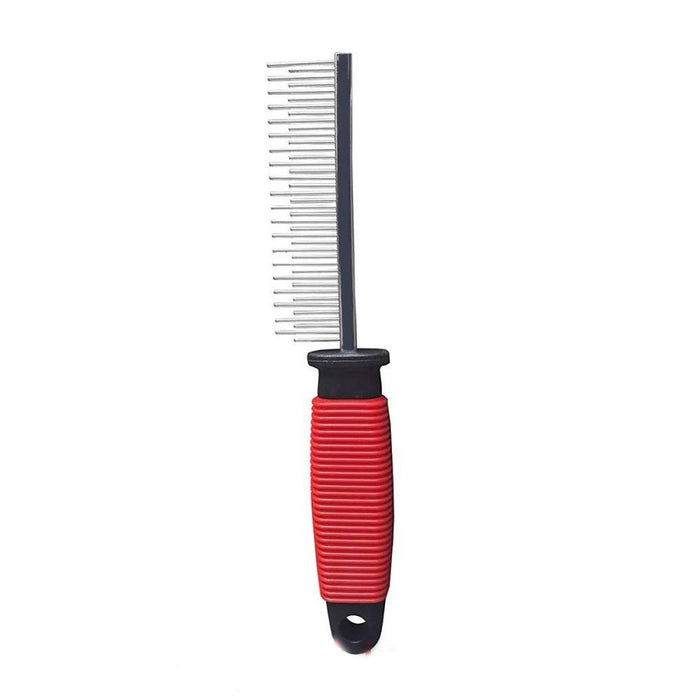 Furry Friend Pet Grooming Comb with Grip Handle