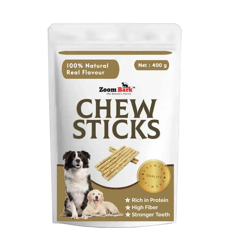 Zoom Bark Dog Munchy Chew Sticks | Dental Treat for Dogs | Healthy Teeth and Gums