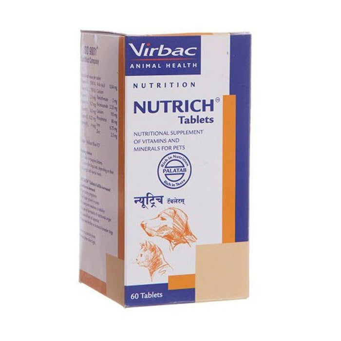 Virbac Nutrich Dog Vitamin- Mineral Supplement