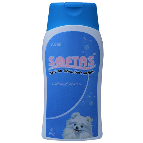 Intas Softas Anti Tick Dog Shampoo 200 ml