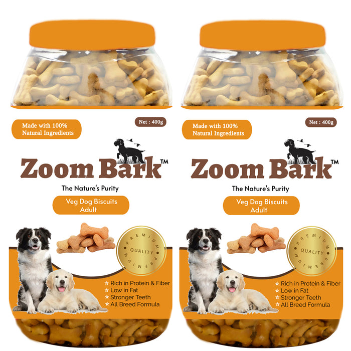 Zoom Bark Veg Dog Biscuits for Adult Dogs