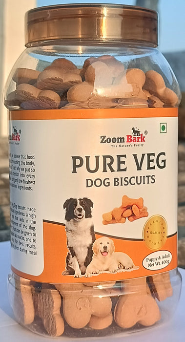 Zoom Bark Pure Veg. and Chicken Dog Biscuits Jar