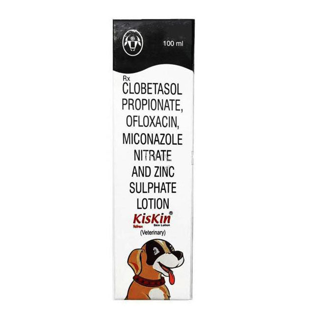 Intas Kiskin Antifungal Skin Lotion for Dogs-100 ml