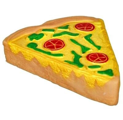 Furry Friend Chew Rubber Pizza Toy for Dogs