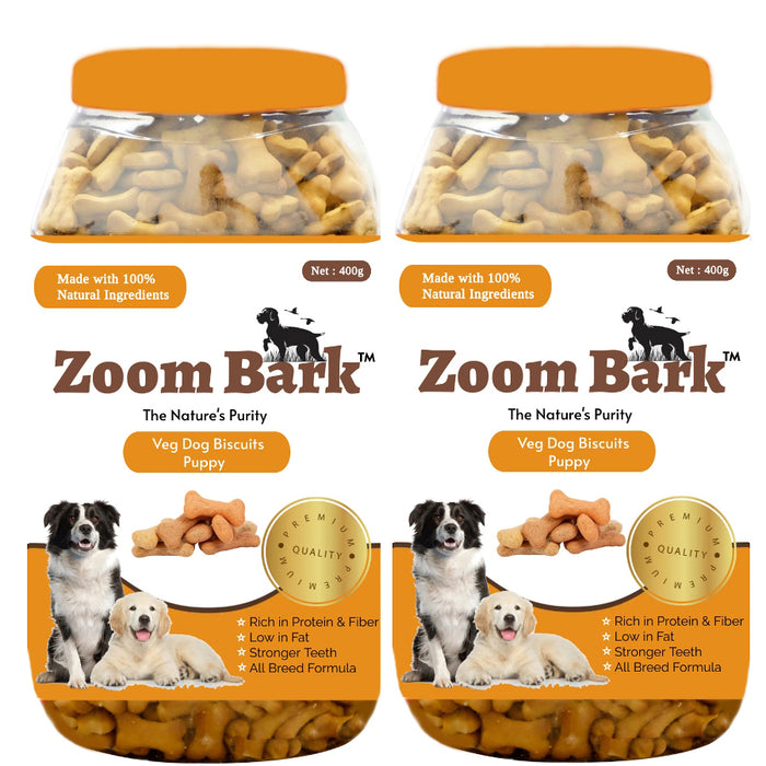 Zoom Bark Veg Dog Biscuits for Puppies