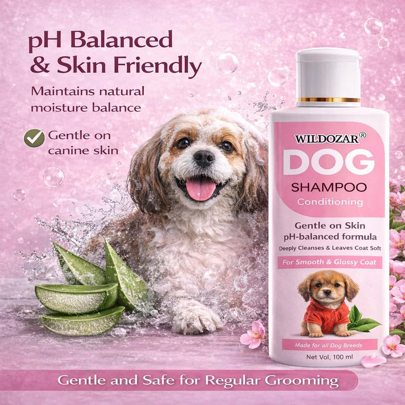 Wildozar Conditioning Dog Shampoo | For Soft & Shiny Coat