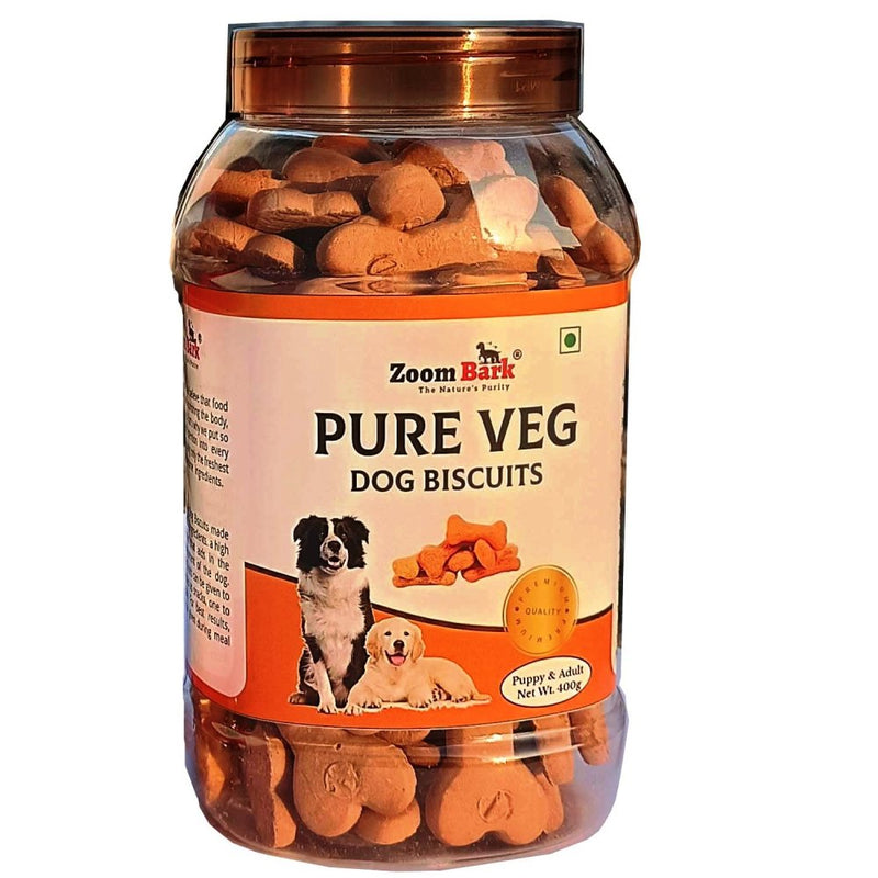 Zoom Bark Pure Veg. and Chicken Dog Biscuits for Puppies & Adult Dogs