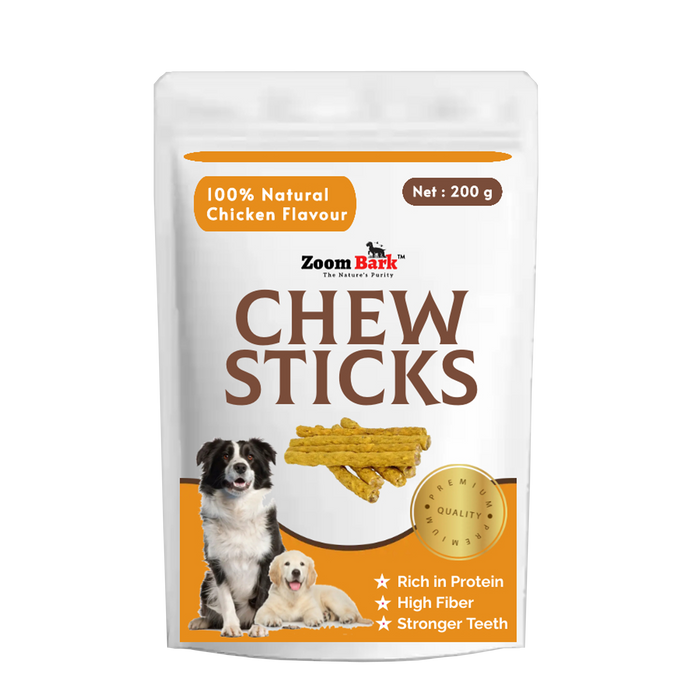 Zoom Bark Munchy Chew Sticks Chicken Flavour for dogs 200 g