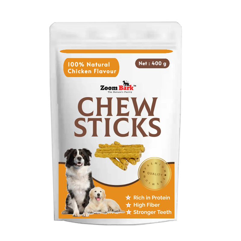 Zoom Bark Dog Munchy Chew Sticks | Dental Treat for Dogs | Healthy Teeth and Gums