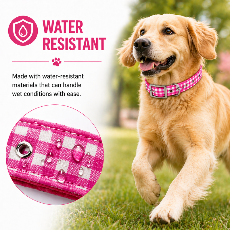 Furry Friend Premium Soft Padded Dog Collar for Medium Dogs | Adjustable, Comfortable & Stylish