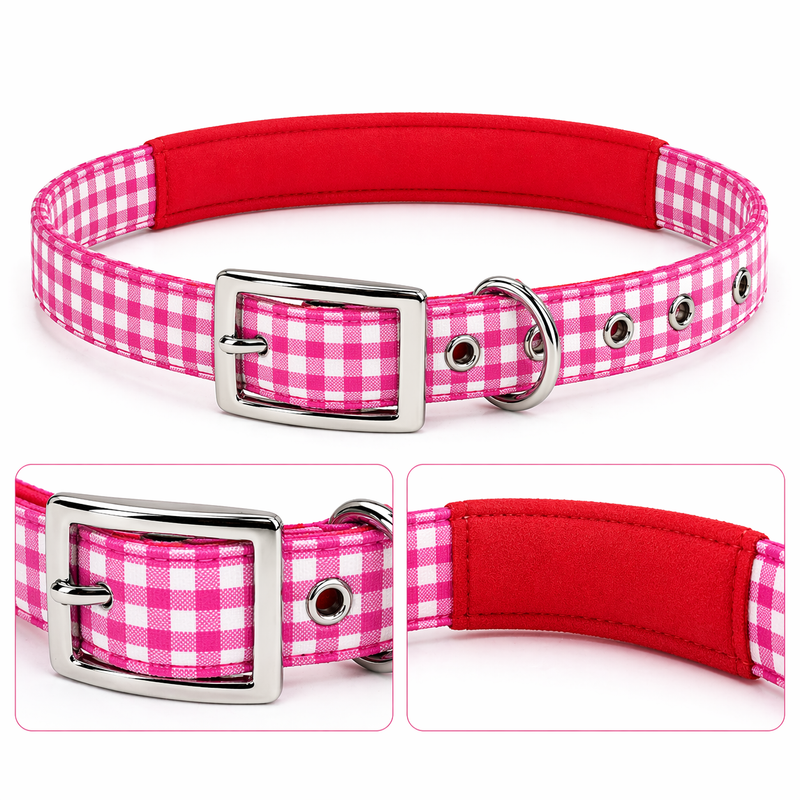 Furry Friend Premium Soft Padded Dog Collar for Medium Dogs | Adjustable, Comfortable & Stylish
