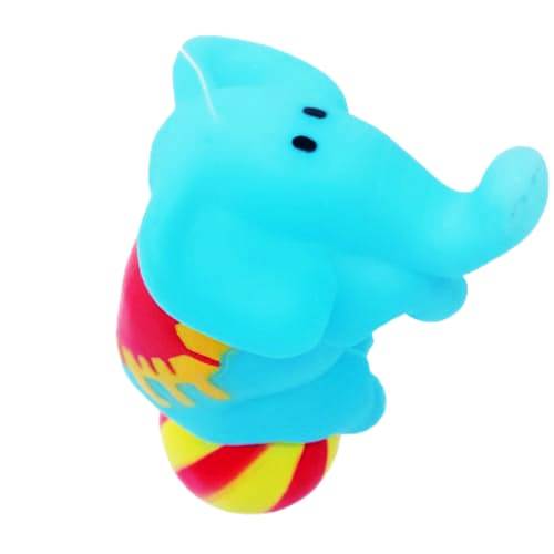 Furry Friend Elephant Rubber Squeaky Toy for Dogs