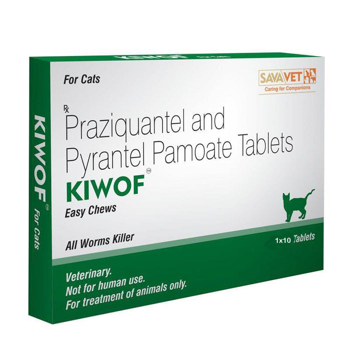 Savavet Kiwof Easy Chews Cat Dewormer Tablet