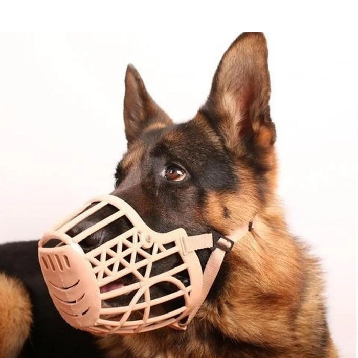 Furry Friend Flexible Plastic Muzzle for Dogs