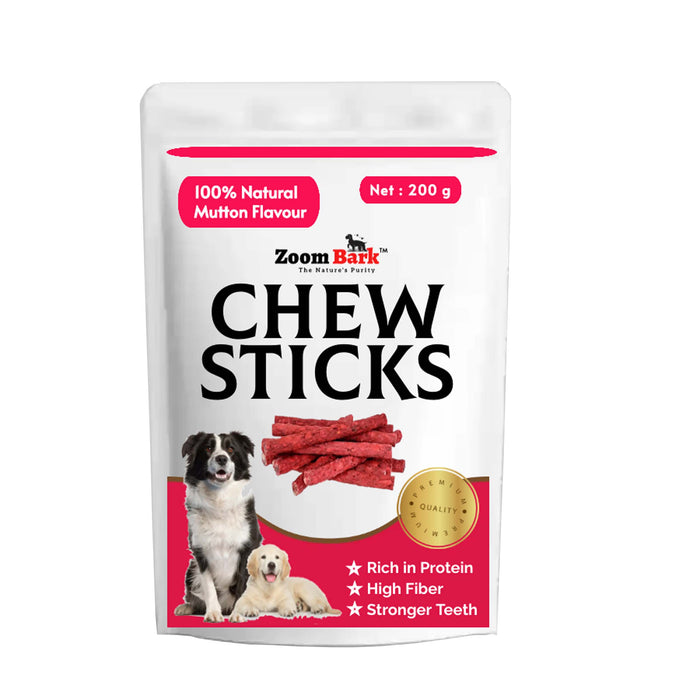 Zoom Bark Dog Munchy Chew Sticks Mutton Flavour for dogs 200 g