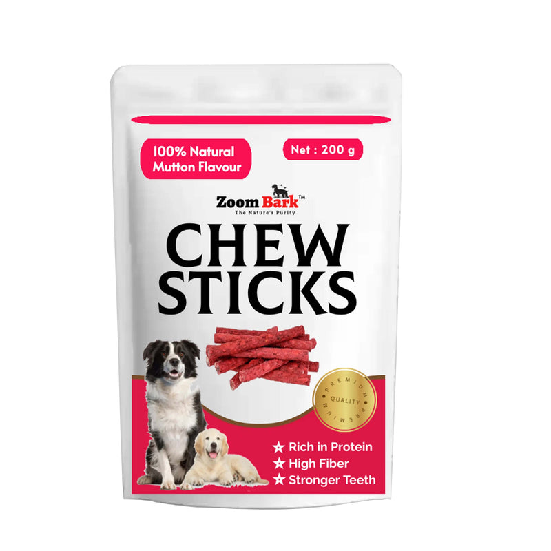 Zoom Bark Dog Munchy Chew Sticks | Dental Treat for Dogs | Healthy Teeth and Gums