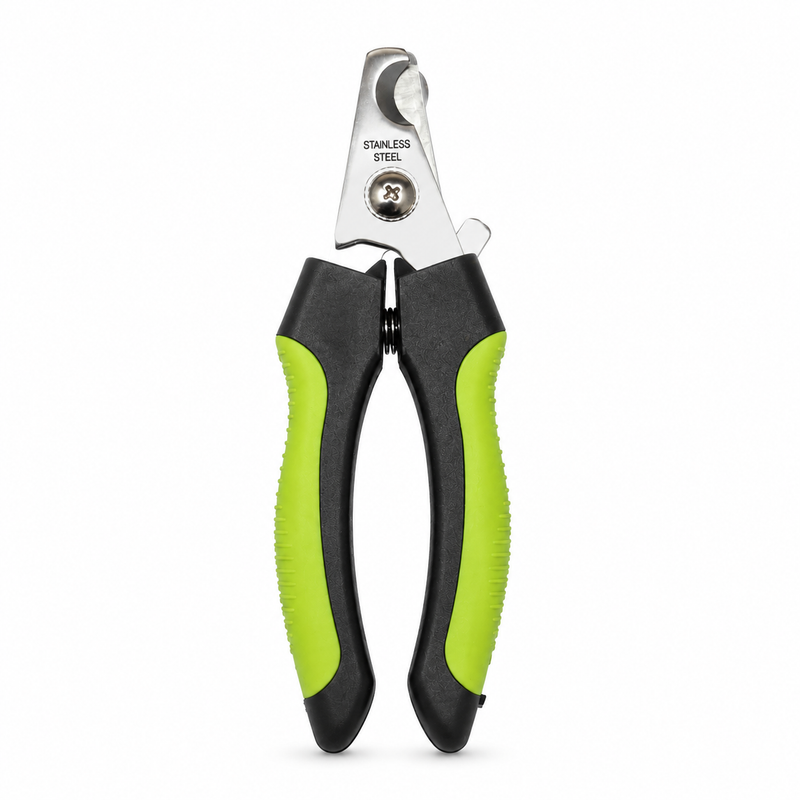Premium Pet Nail Clipper for Dogs & Cats | Stainless Steel Blade | Comfortable Grip Handle