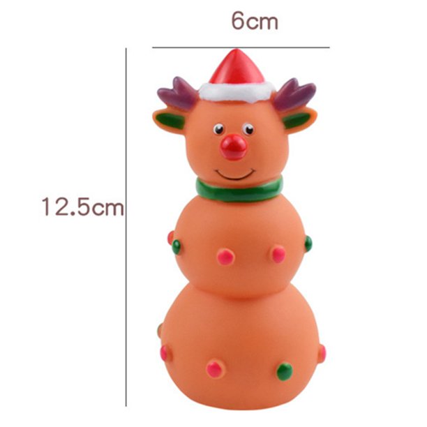 Furry Friend Santa Rubber Squeaky toy for Dogs