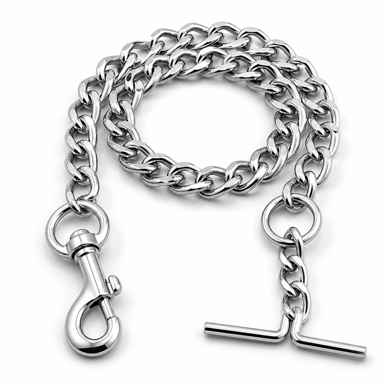 Furry Friend Dog Steel Chain 62 Inch for Large Dogs | Strong Metal Chain | Secure Hook
