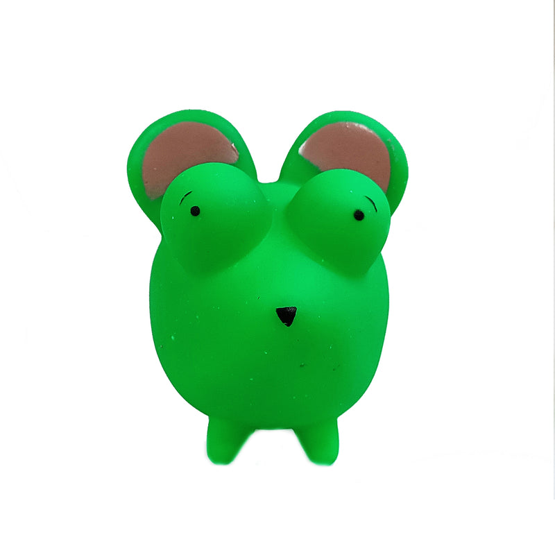 Furry Friend Rubber Squeaky Rat Toy for Dogs