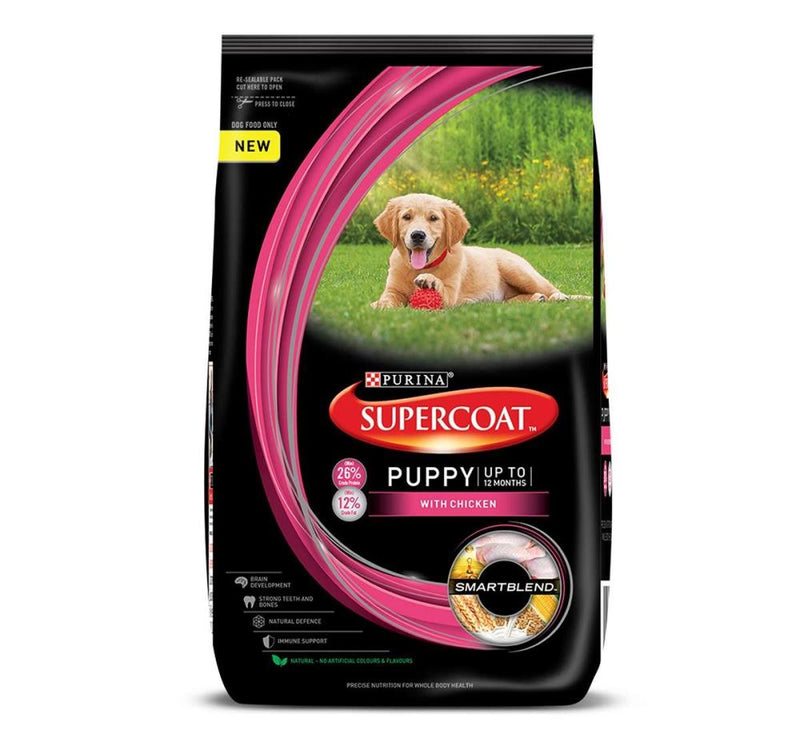 Purina Supercoat Puppy Chicken Dog Food 10 kg