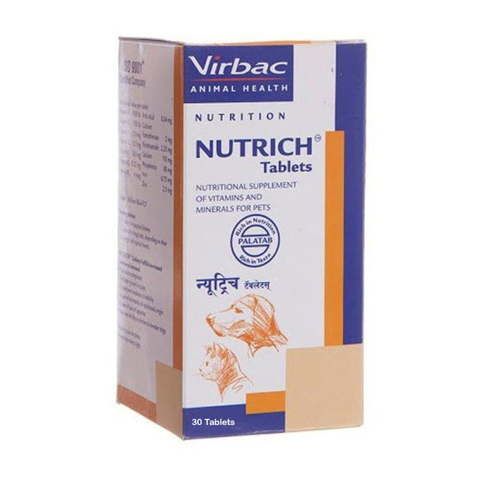Virbac Nutrich Dog Vitamin- Mineral Supplement