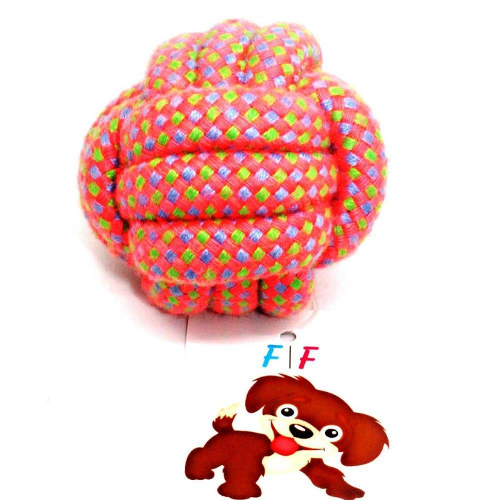 Furry Friend Cotton Rope Ball toy for Dogs & Puppies 1