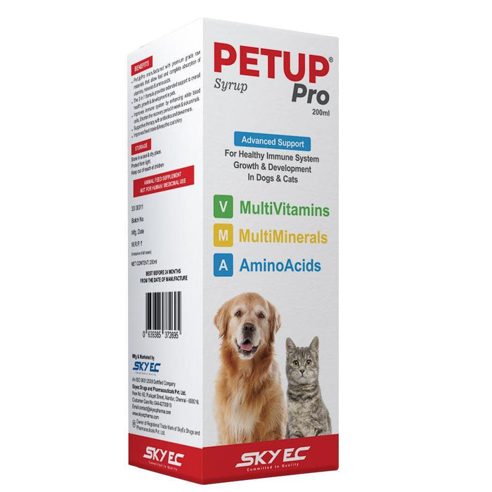 Sky Ec Petup Pro Multivitamin Syrup for Dogs and Cats