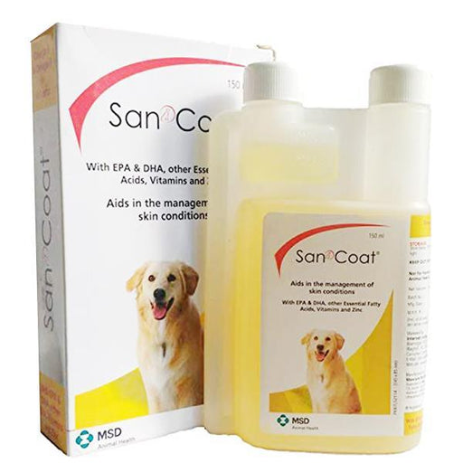 MSD San Coat Syrup 150 ml for Dogs