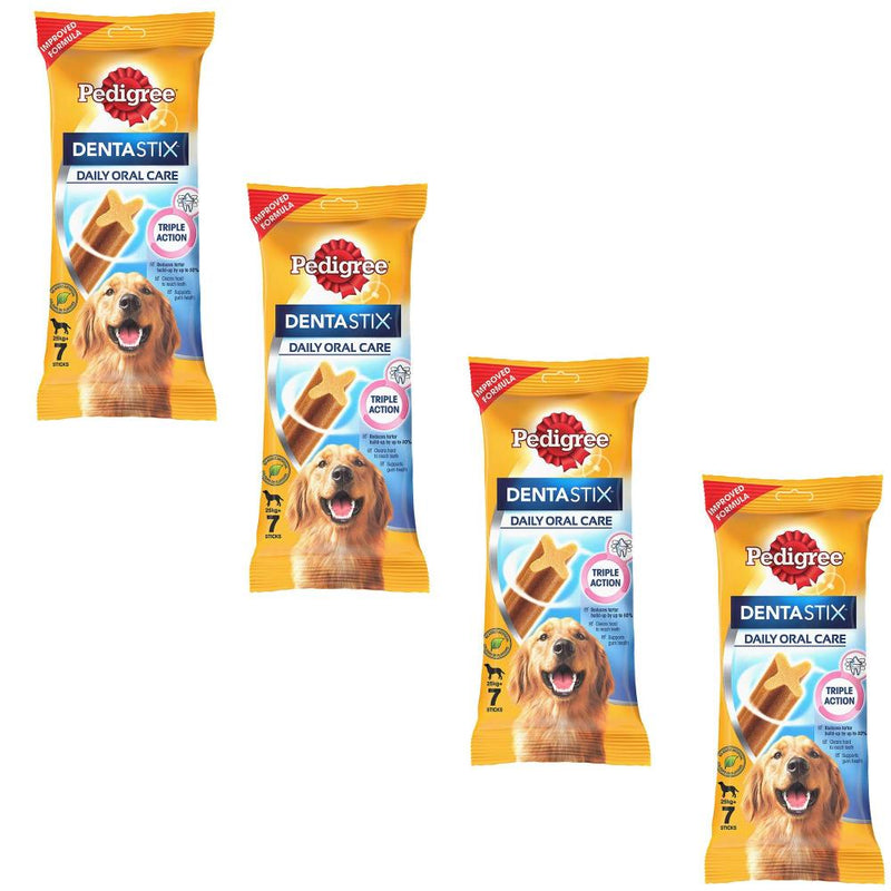 Pedigree Dentastix Large Breed (25 Kg+) Oral Care Treat (Pack of 4 )