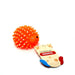 Furry Friend Orange Color Squeaky Toy for Dogs and Puppies