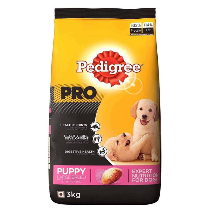 Pedigree Pro Puppy Large Breed Dog Food 3 Kg