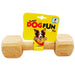 Super Dog Fun Play Toy Wooden Dumbbell  Medium